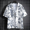 Men’s Summer Matching Set – Casual Shirt & Shorts Outfit (Beach Style)